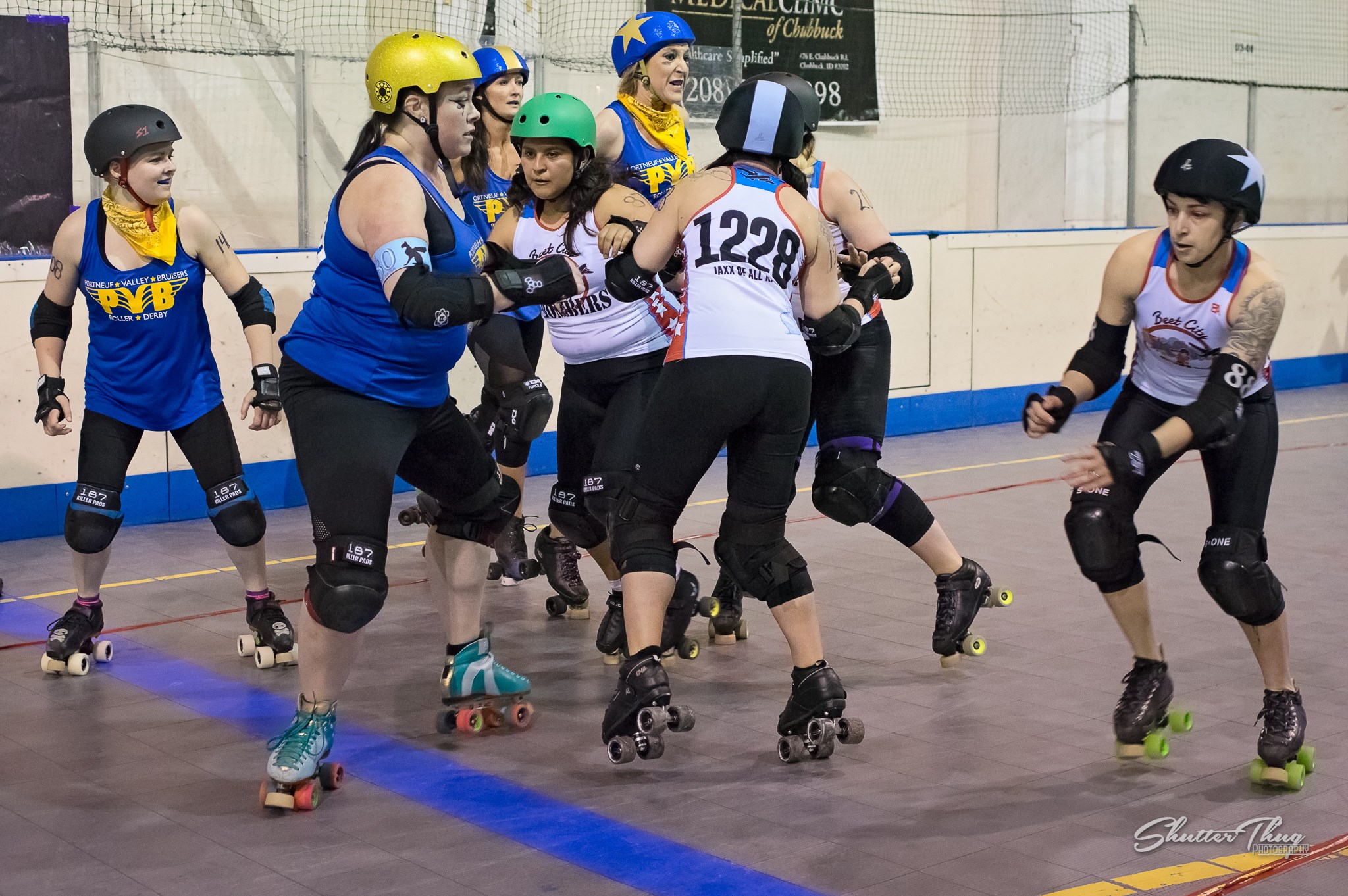 Mild-mannered INL employees by day, hip-checking roller derby women by  night - Idaho National Laboratory