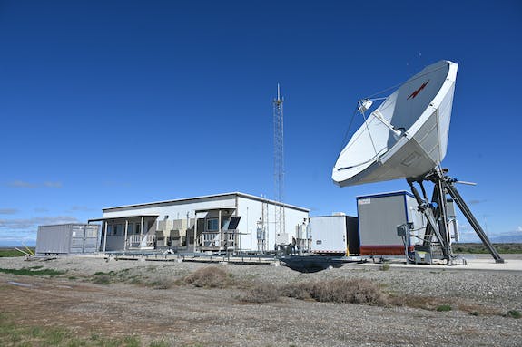 wireless test range satellite