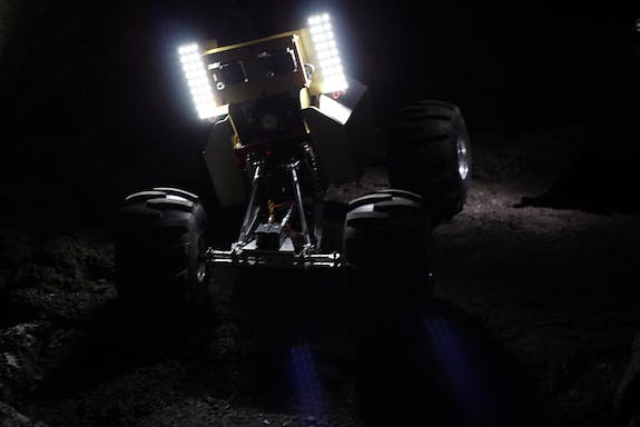 Rover in a Cave