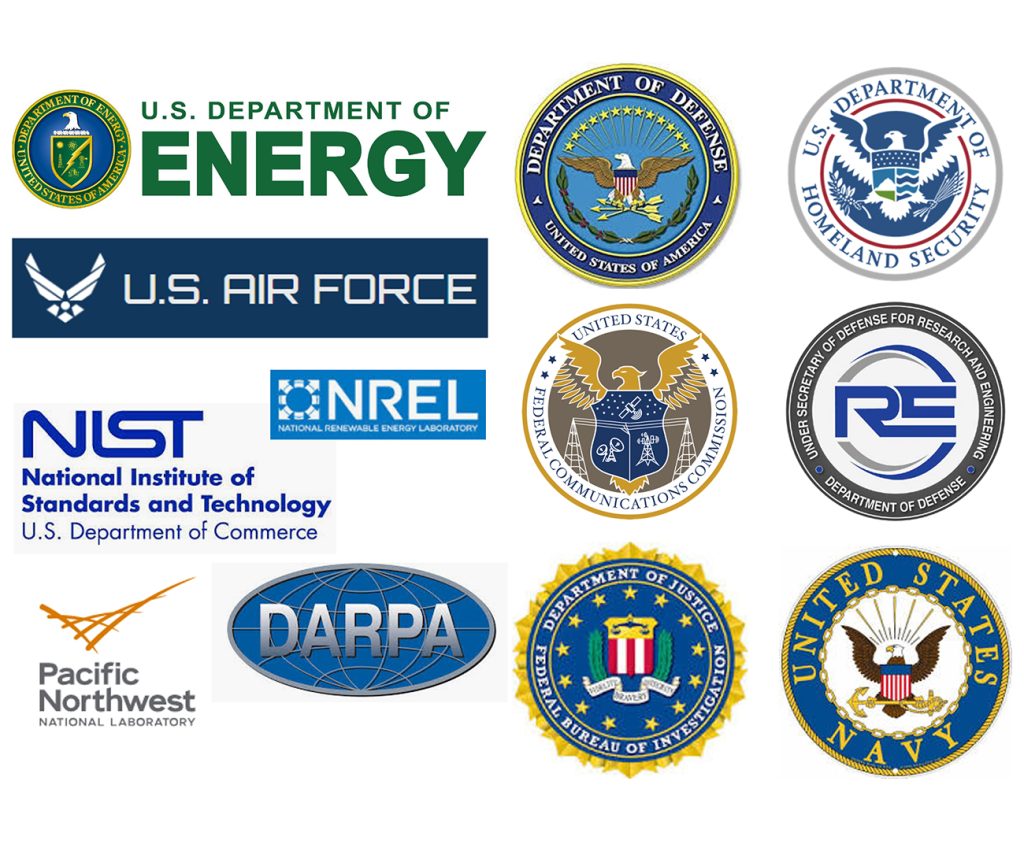WSI-Federal partners - Department of Defense, Department of Energy, Department of Homeland Security, Department of Justice
