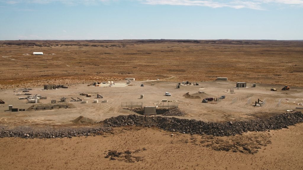 National Security Test Range desert site