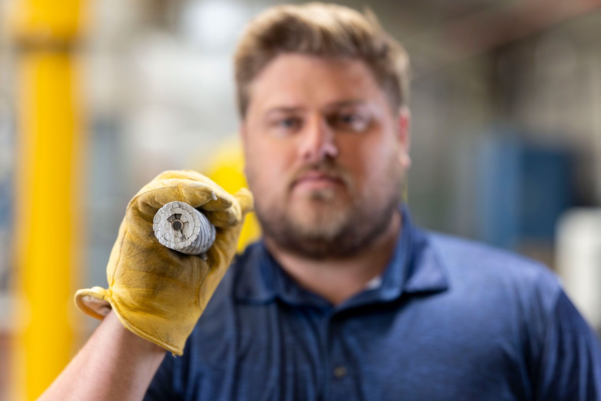 Crash Bell displays a piece of advanced conductor cabling 