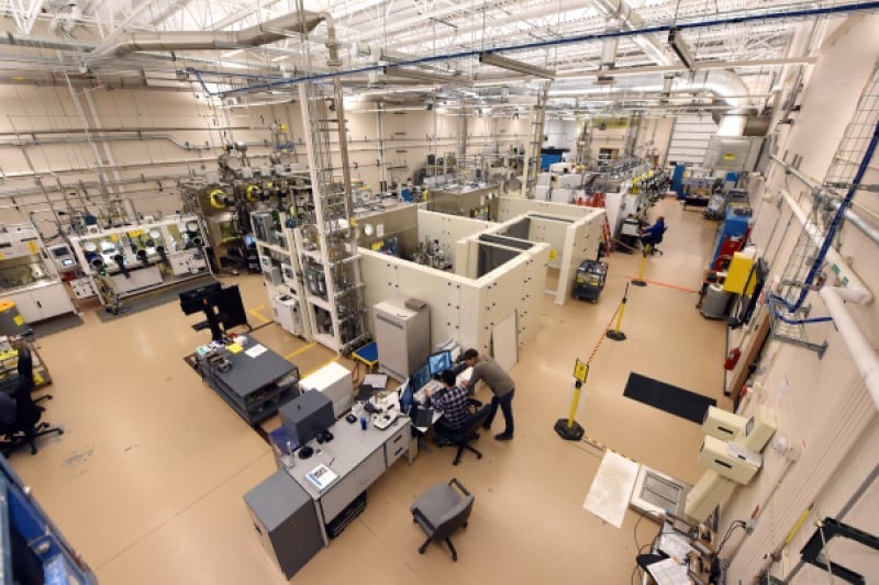 Irradiated Materials Characterization Laboratory interior wide shot