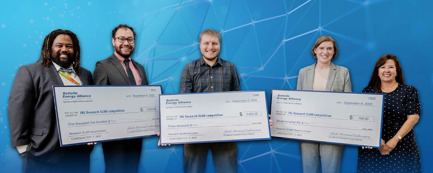 Shining stars: INL’s Research SLAM winners - Idaho National Laboratory