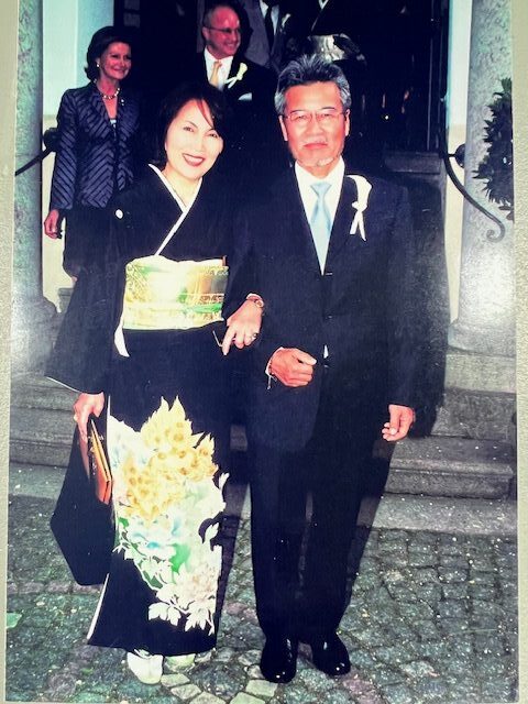 Dr. Mitsugu Tanaka, and his wife Yumi. Dr. Tanaka 