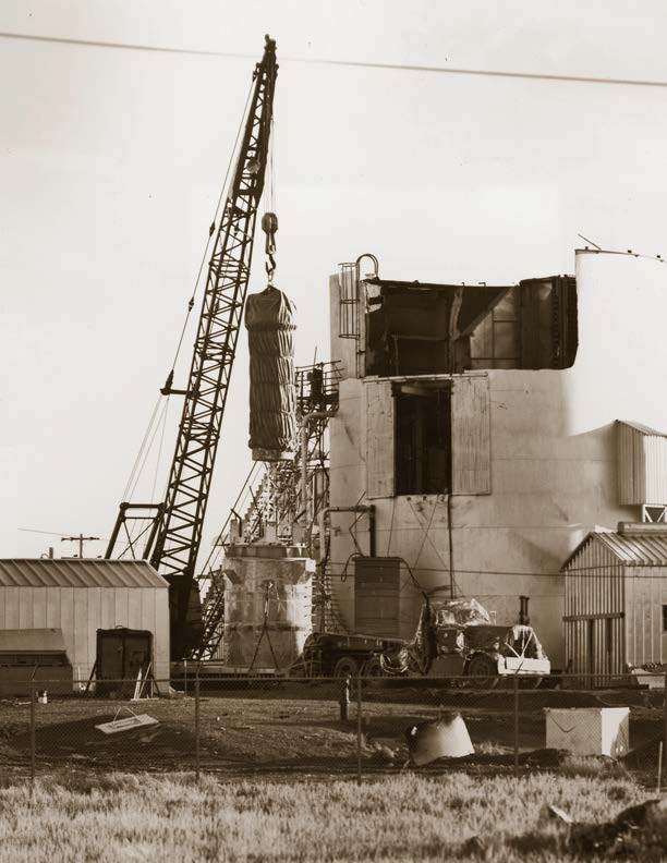 Removal of the SL-1 core from the reactor building.