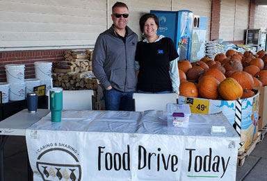 INL employees support the Idaho Falls Community Food Basket’s food drive