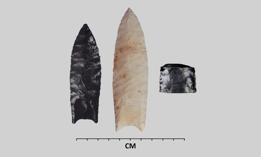 Example of Clovis points.