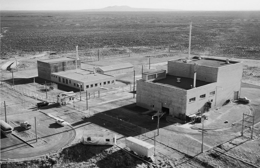 Historic aerial view of EBR-I.