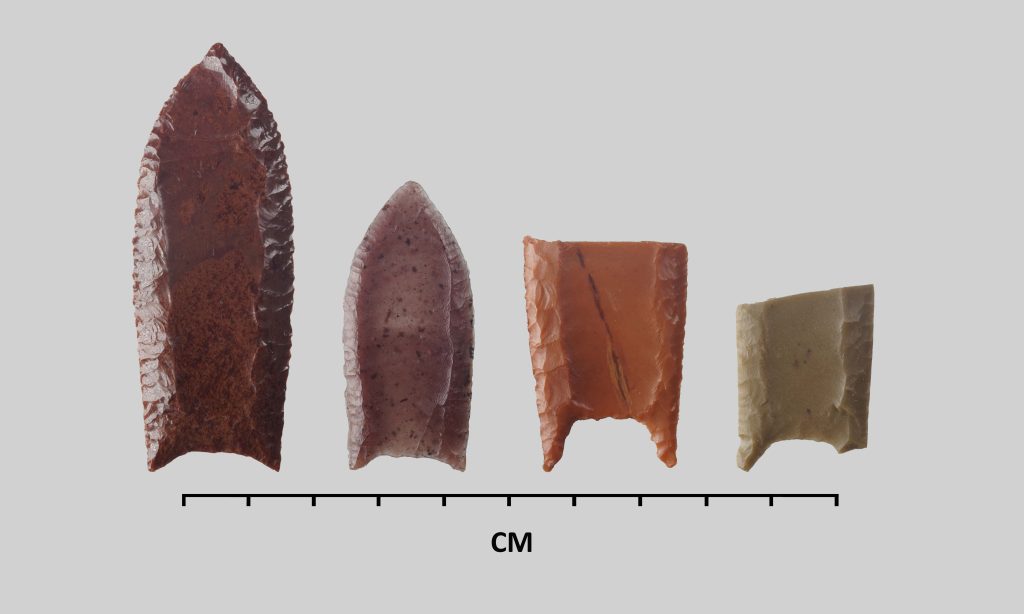 Folsom points.