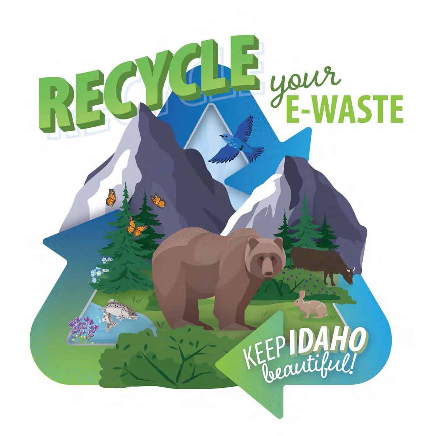 recycle your electronics - keep idaho beautiful