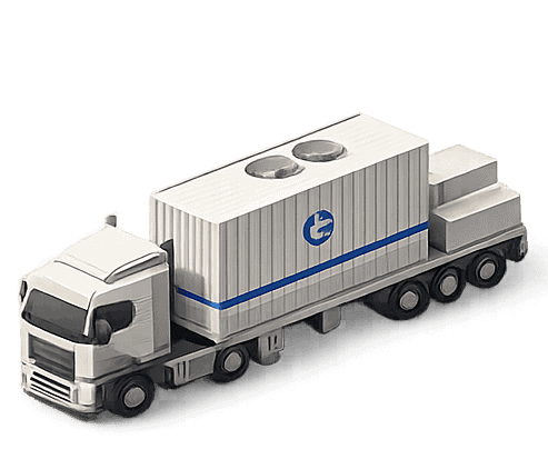 microreactor on a truck