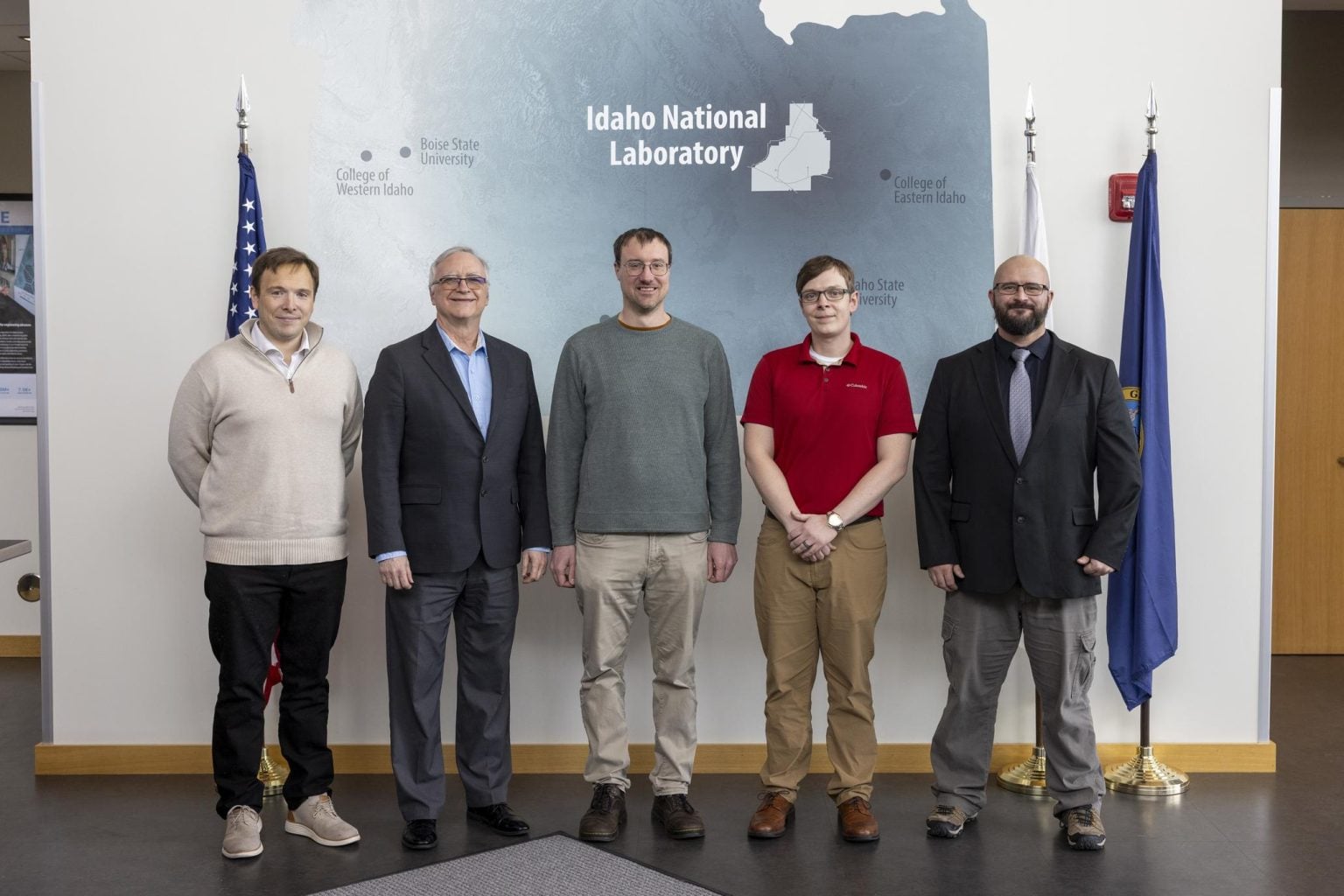 IRUG Team Photo containing 5 individuals